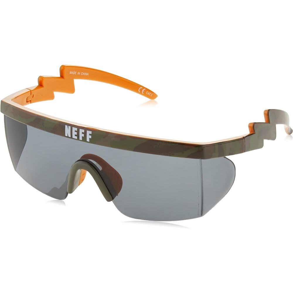 Neff Men's Brodie UV 400 Protection Wrap Around Rectangular Sport Sunglasses